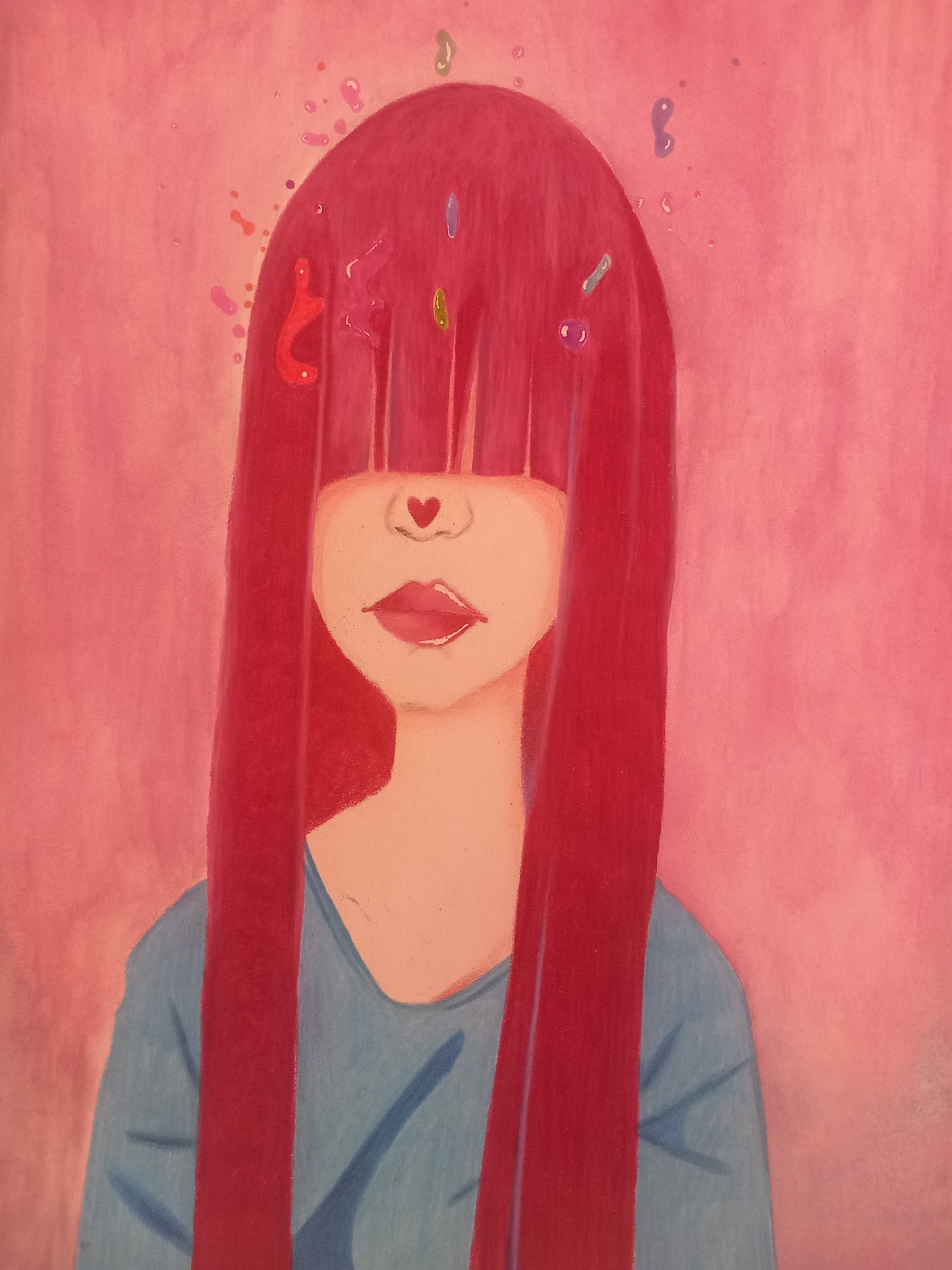 Melancholy girl 13x18 print