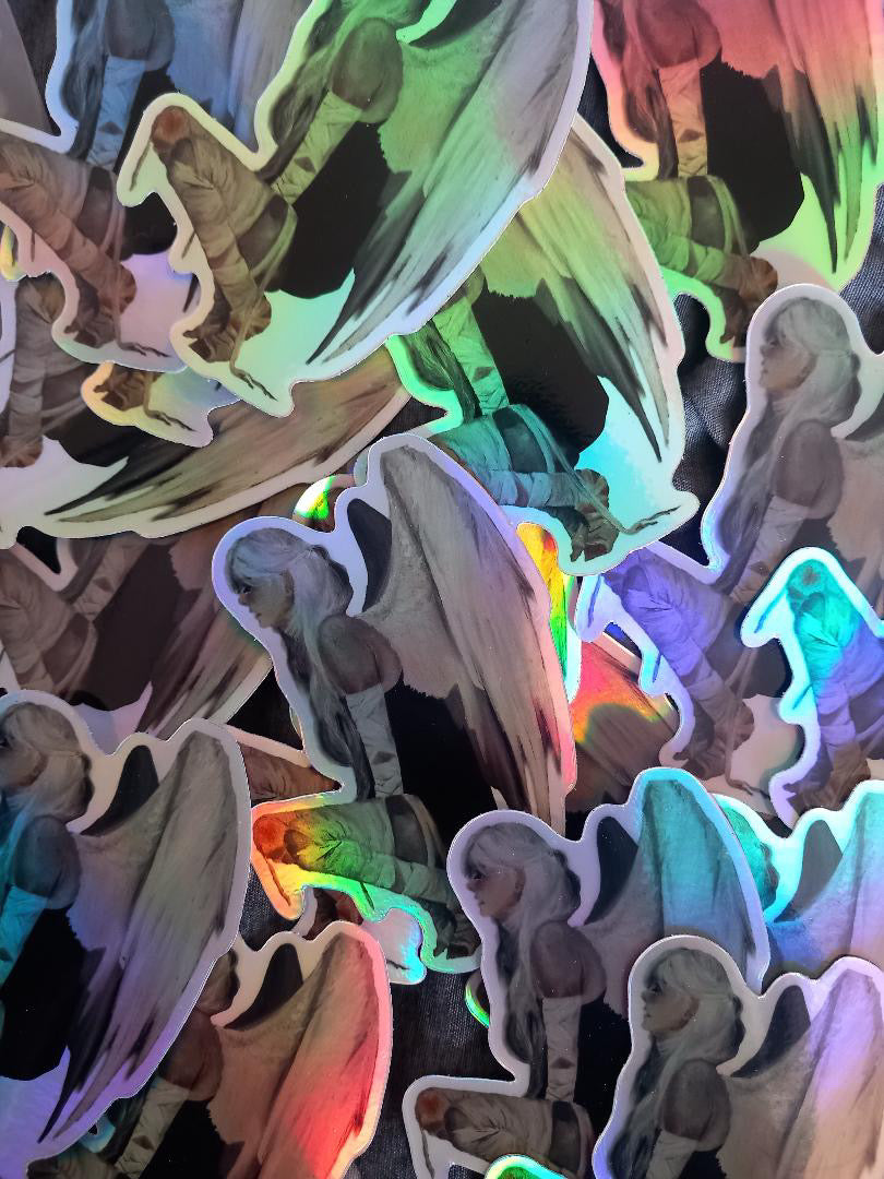‘Bandages’ Angel holographic sticker