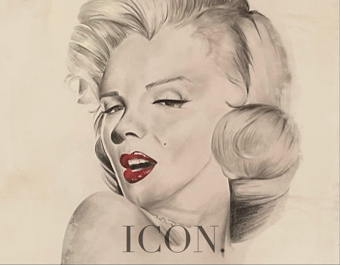 Marilyn Monroe ‘ICON.’ pin