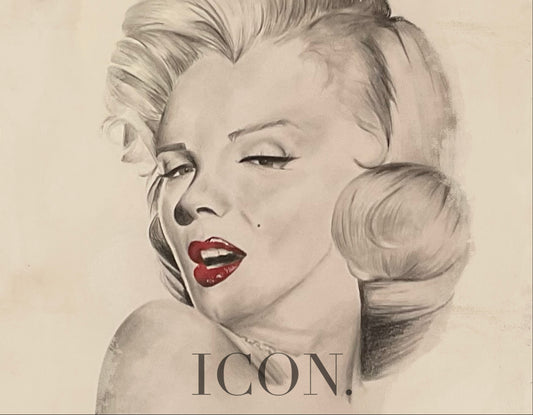 Marilyn Monroe ‘ICON.’ pin